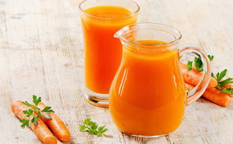 8 lợi ích tuyệt vời của nước ép cà rốt